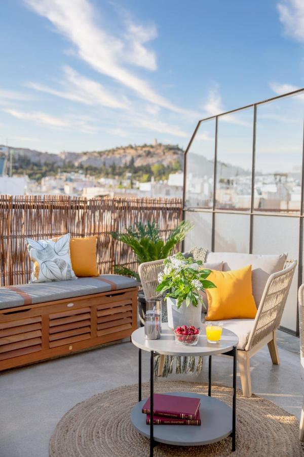 Topfloor Getaway Balcony&Hot Tub+Acropolis View Atena Exterior foto